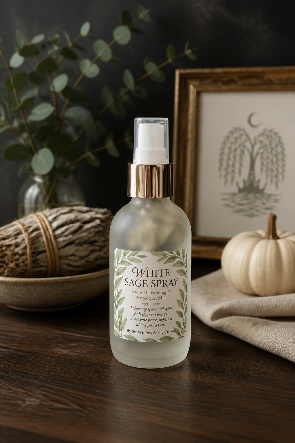 White Sage Spray (Sacred Cleansing & Protection Mist)