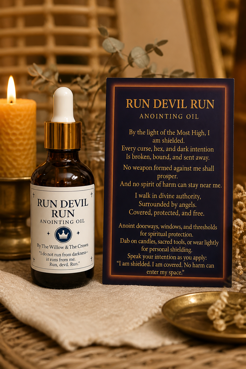 Run Devil Run Anointing Oil